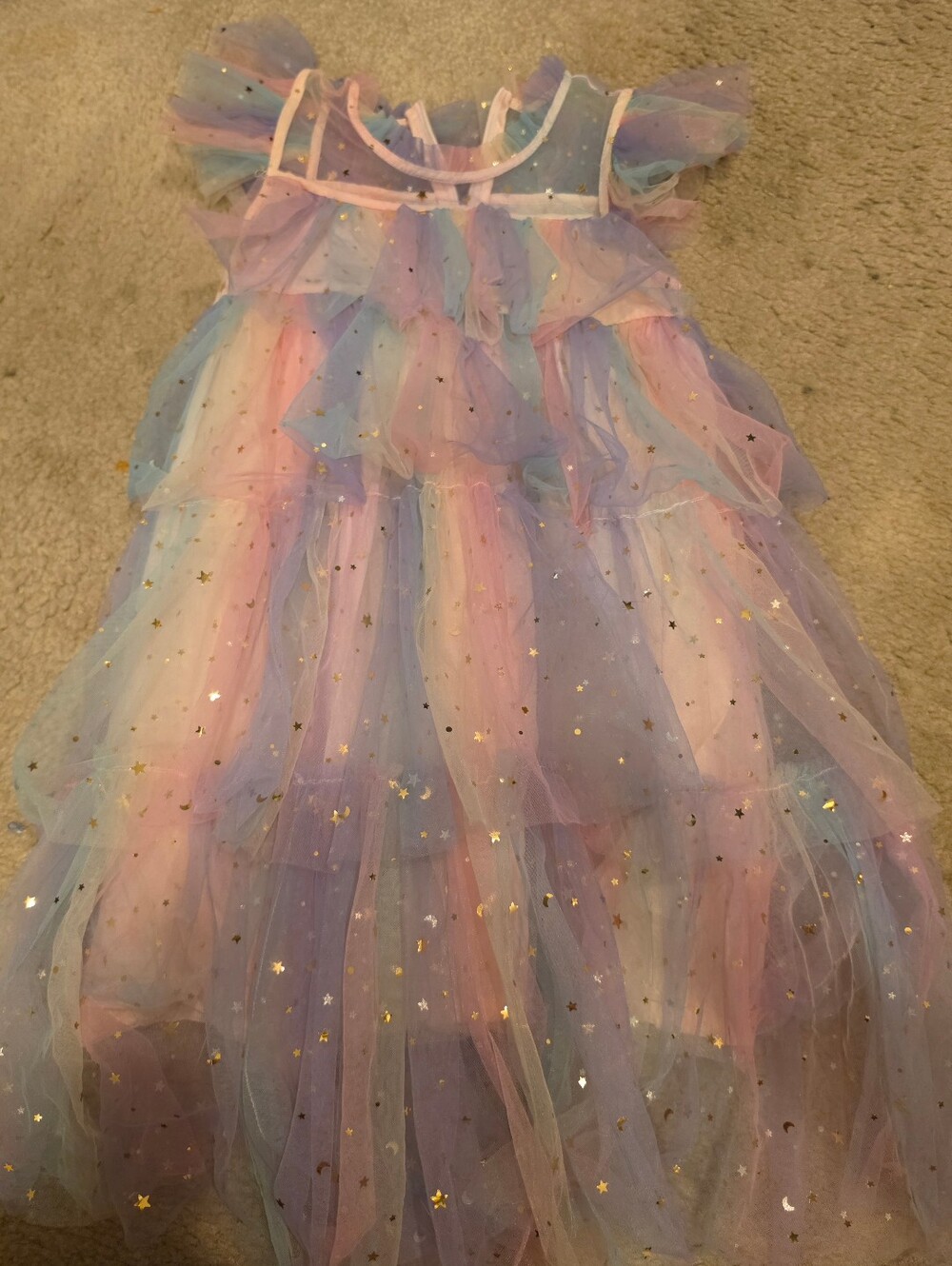 Charlies Project Size 6 Tulle Rainbow Dress